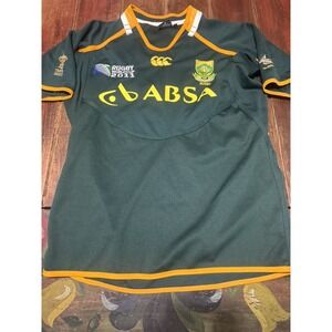 SOUTH AFRICA 2011 WORLD CUP HOME SHIRT CANTERBURY JERSEY RUGBY SIZE Small Men